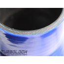 Ø 22mm / L:100mm = 10cm Silikonschlauch - blau