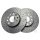 Brembo "XTRA" Bremsscheiben gelocht 09.9145.1X (288x25 mm - innenbelüftet) VA - Audi Seat Skoda VW