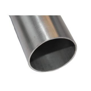 1m x 40mm x 2mm Alurohr Aluminium Rohr Ladeluftrohr EN AW-6060