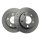 Brembo "XTRA" Bremsscheiben gelocht 08.9136.1X (245x10 mm) HA - Audi Seat