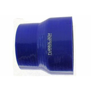 Ø 76 > 63mm / Reduzierer L:76mm / Silikonschlauch - blau