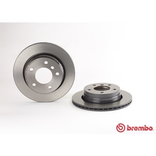 Brembo "Coated Disc Line" Bremsscheiben 09.7727.11 (276x19 mm - innenbelüftet) HA - BMW E36 (323i/328i) E46 (316i-323i)