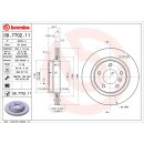 Brembo "Coated Disc Line" Bremsscheiben 09.7702.11 (294x19 mm - innenbelüftet) HA - BMW E46 (318-328i)