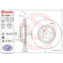 Brembo "Coated Disc Line" Bremsscheiben 09.A599.11 (348x30 mm - innenbelüftet) VA - BMW E90 91 92 93 (325d/i-335d/i/xi/xd) X1 (E84)