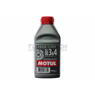 Motul Bremsflüssigkeit Brake Fluid DOT 3 & 4  - 500ml - 102718