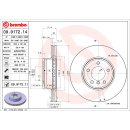 Brembo "Coated Disc Line" Bremsscheiben 09.9172.11 (324x30 mm - innenbelüftet) VA - BMW 5er (E60 E61) 6er (E63 E64)