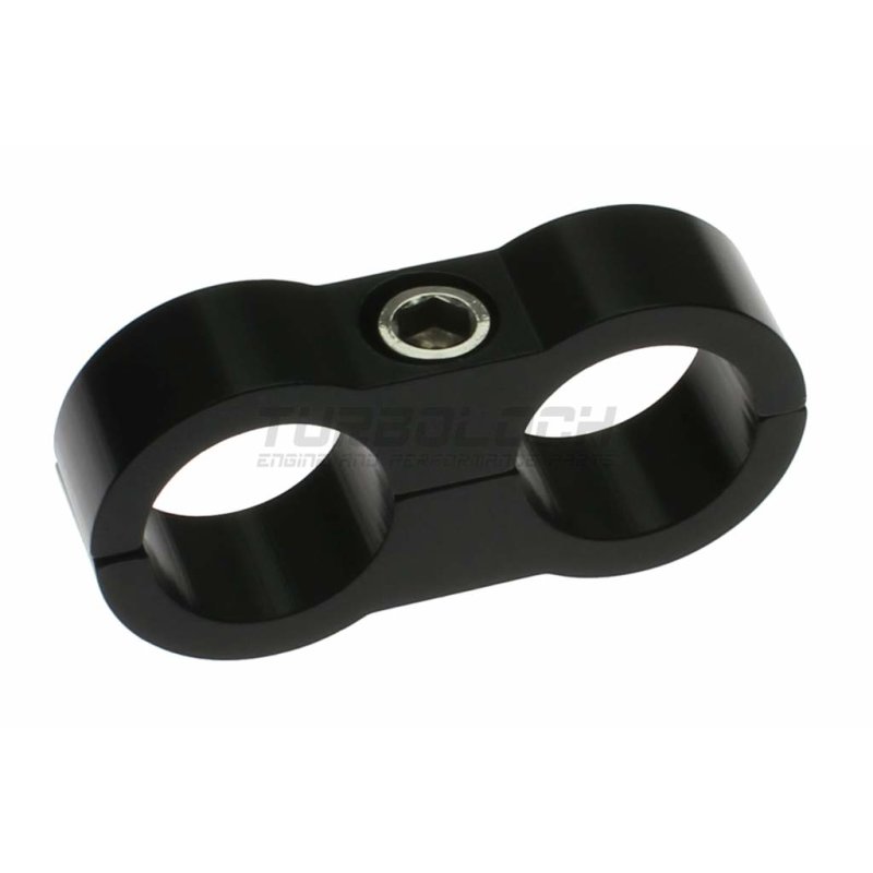 Leitungsschelle Rohrschelle Schlauchschelle doppelt mit Gummi 21/25mm 