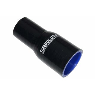 Ø 38 > 28mm / Reduzierer L:100mm / Silikonschlauch - schwarz