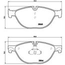 Brembo Bremsbeläge P06076 VA - BMW 5er (F07 F10 F11)...