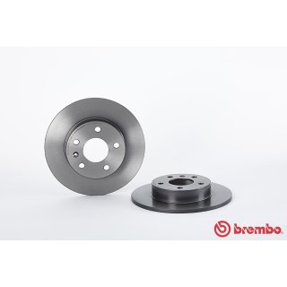 Brembo "Coated Disc Line" Bremsscheiben 08.7627.11 (264x10 mm) HA - Opel Astra (G/H/GTC) Meriva Zafira (A/B)
