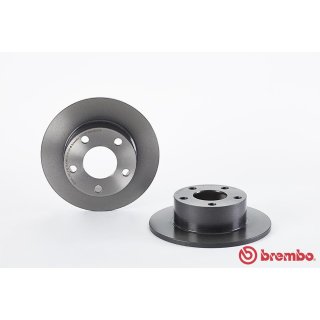 Brembo "Coated Disc Line" Bremsscheiben 08.5743.11 (245x10 mm) HA - Audi 100 (C4) A6 (C4 C5) Skoda Superb (3U) VW Passat (3B)