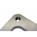 Flansch Garrett T4 divided - 10mm Edelstahl 1.4301 - GT35 GT40 GT42 GT45 (M10 Gewinde)