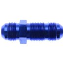 Aluminium Bulkhead-Adapter blau AN8 D08 3/4-16" UNF...