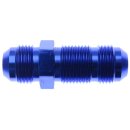 Aluminium Bulkhead-Adapter blau AN8 D08 3/4-16" UNF...