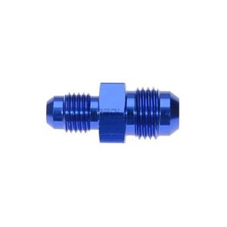 Fitting Alu Reduzierungsadapter Schraubadapter blau AN06 D06 9/16-18" UNF > AN04 D04 7/16-20" UNF