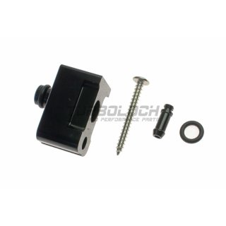 Adapter Alu "Boost Tap" für Ladedrucksensor MAP / Ladedruckanzeige schwarz - VAG 2.0TSI (EA888 Gen.3)