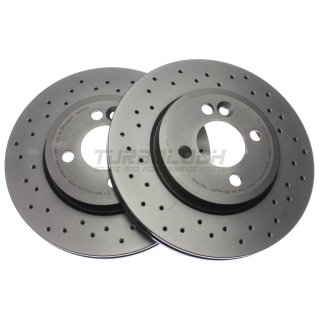 Brembo "XTRA" Bremsscheiben gelocht 09.A761.1X (280x22 mm - innenbelüftet) VA - Mini R55 R56 R57 R58 R59