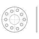 Distanzscheibe 6mm LK: 5x100mm 5x112mm NLB: 57,1mm
