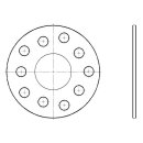 Distanzscheibe 6mm LK: 5x100mm 5x112mm NLB: 57,1mm