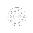 Distanzscheibe 10mm LK: 5x100mm 5x112mm NLB: 57,1mm - mit Felgenzentrierung