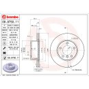 Brembo "Coated Disc Line" Bremsscheiben 09.9750.11 (284x22 mm - innenbelüftet) VA - BMW 116-118i/d (E81 E87)