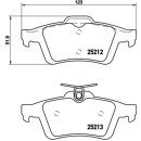 Brembo Bremsbeläge P24148 HA - Ford (C-Max Focus, Kuga) Volvo (C30 C70 V40 V50 V70)