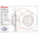 Brembo "Coated Disc Line" Bremsscheiben 09.9355.11 (348x30 mm - innenbelüftet) VA - BMW 7er (E65 E66 E67) 730d-750 i/Lid