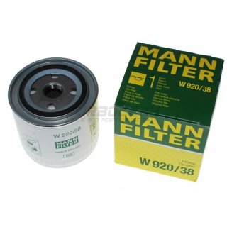 Ölfilter - Mann W 920/38 - Volvo S40 V40