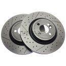 Brembo "Coated Disc Line" Bremsscheiben gelocht/geschlitzt 09.B754.21 (316x22 mm - innebelüftet) VA - Mini