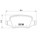 Brembo Bremsbeläge P50090 HA - Mercedes-Benz A-Klasse (W169) B-Klasse (W245)