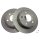 Brembo "Coated Disc Line" Bremsscheiben 08.9580.11 (258x8 mm) HA - Mercedes Benz A-Klasse (W169) B-Klasse (W245)