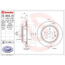 Brembo "Coated Disc Line" Bremsscheiben 09.9869.21 (292x16 mm - innenbelüftet) HA - Nissan  Qashqai X-Trail Renault Koleos