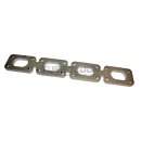 Flansch BMW E30 E36 318i 318is 318ti Compact (M42 / M44) - 10mm  Edelstahl V2A