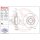Brembo Bremsscheiben 09.5724.10 (276x25 mm - innenbelüftet) VA -  Audi 80 inkl. Avant Cabrio (B4) Coupe (89)