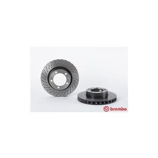 Brembo "Coated Disc Line" Bremsscheiben gelocht (304x32 mm) VA - Porsche 911 (993) Carrera 3.6 / 3.8