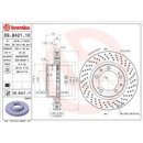 Brembo "Coated Disc Line" Bremsscheiben gelocht (304x32 mm) VA - Porsche 911 (993) Carrera 3.6 / 3.8