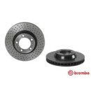 Brembo "Coated Disc Line" Bremsscheiben 09.C877.11 gelocht (330x34 mm) VA - Porsche 911 (996 997) Carrera 4S GT GT3 Turbo S