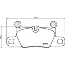 Brembo Bremsbeläge P65031 HA - Porsche 911 (991)