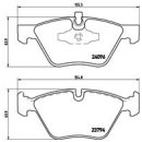 Brembo Bremsbeläge P06040 VA - BMW 1er (E81 E82 E87...