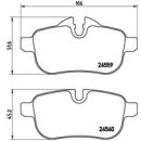 Brembo Bremsbeläge P06062 HA - BMW Z4 (E89)