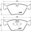 Brembo Bremsbeläge P06065 VA - BMW 5er (E39) 520i-535i