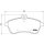 Brembo Bremsbeläge P50067 VA - Mercedes-Benz C-Klasse (W204 S204) C-Coupe (C204) E-Klasse (W212 S212) E-Coupe/Cabrio (A207 C207)