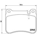 Brembo Bremsbeläge P50073 VA - Mercedes-Benz C-Klasse (W203 S203) CLC (CL203) CLK (C209 A209) SLK (R171)