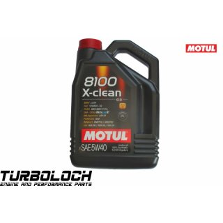 Motul 8100 X-Clean C3 5W40 5L - vollsynthetisches Motoröl - BMW MB Porsche VW - 102051