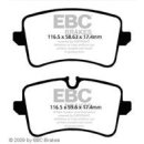 EBC DP32082C RedStuff Bremsbeläge HA - Audi A6 (4G2) A7 (4G) A8 (4H) - Bremsscheibe Ø 300mm / 330mm