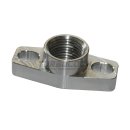 Flansch Ölrücklauf Aluminium - 1/2" NPT Gewinde -  Garrett T GT GTX EFR