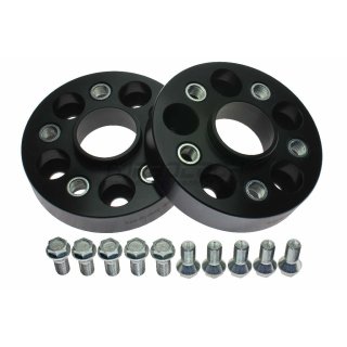 Distanzscheibe 30mm LK: 5x100mm NLB: 57,1mm - mit Felgenzentrierung / Gewindebuchse "Black Edition"