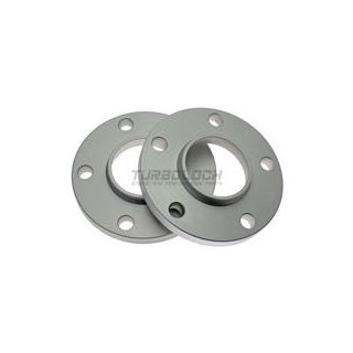 Distanzscheibe 15mm LK: 5x112mm NLB: 66,5mm - mit Felgenzentrierung "Silver Edition"