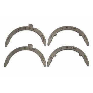 Anlaufscheibe Distanzscheibe Kurbelwelle Glyco (A124/4 STD) - Satz 4 Stck. (Standard-Maß) - Audi S2 RS2 S4 S6 (5-Zyl. 20 V Turbo - AAN ABY ADU 3B 7A)