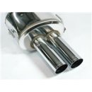 Supersprint Endschalldämpfer 784326 (Ø 2x70 mm) - BMW E36 M3 3.0/3.2